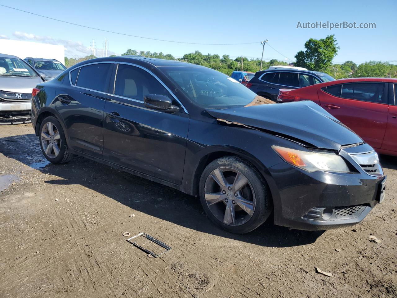 2013 Acura Ilx 20 Premium Black vin: 19VDE1F58DE016822