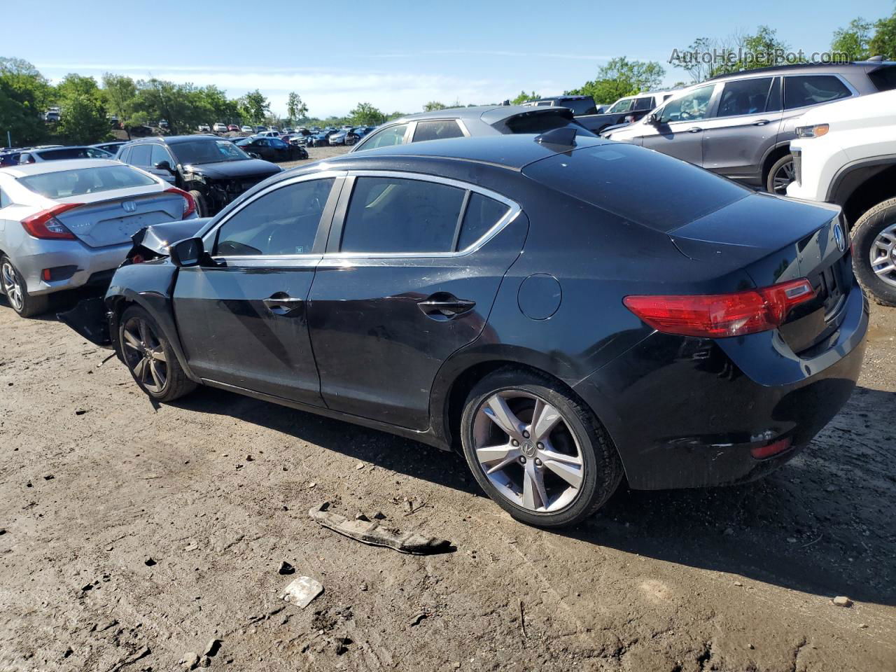 2013 Acura Ilx 20 Premium Черный vin: 19VDE1F58DE016822