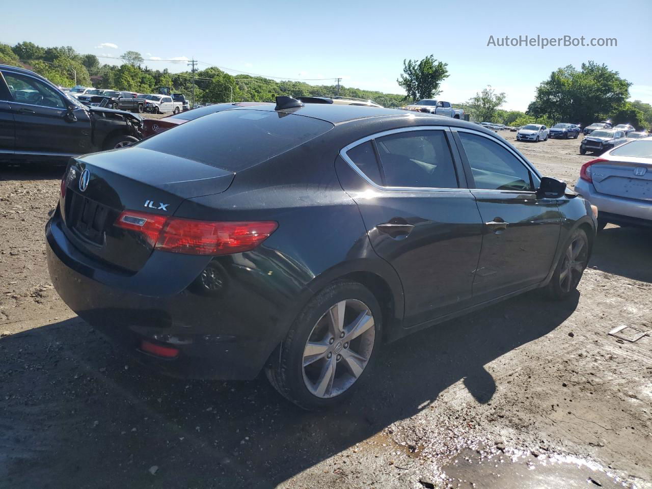 2013 Acura Ilx 20 Premium Black vin: 19VDE1F58DE016822