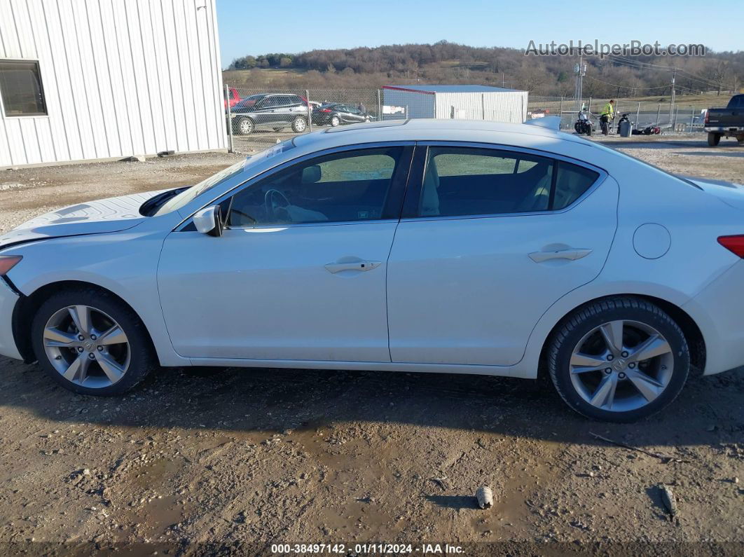 2013 Acura Ilx 2.0l White vin: 19VDE1F59DE019289