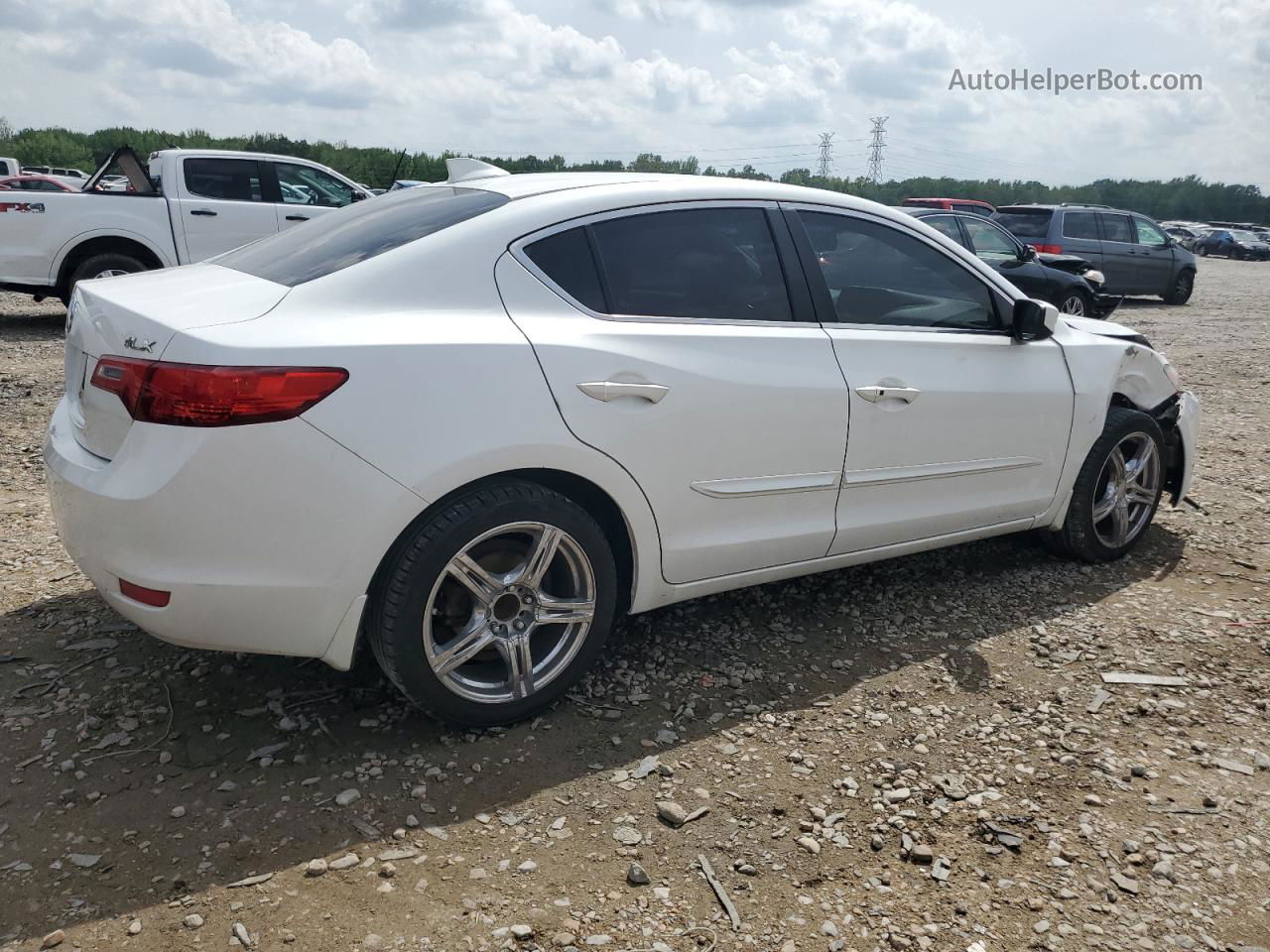 2013 Acura Ilx 20 Premium White vin: 19VDE1F5XDE013971