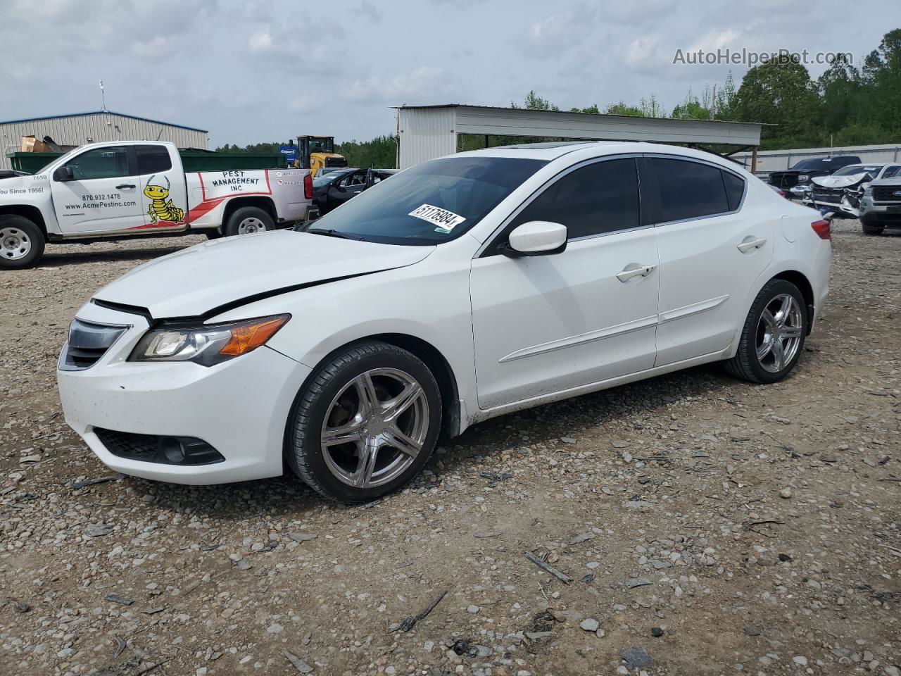 2013 Acura Ilx 20 Premium White vin: 19VDE1F5XDE013971