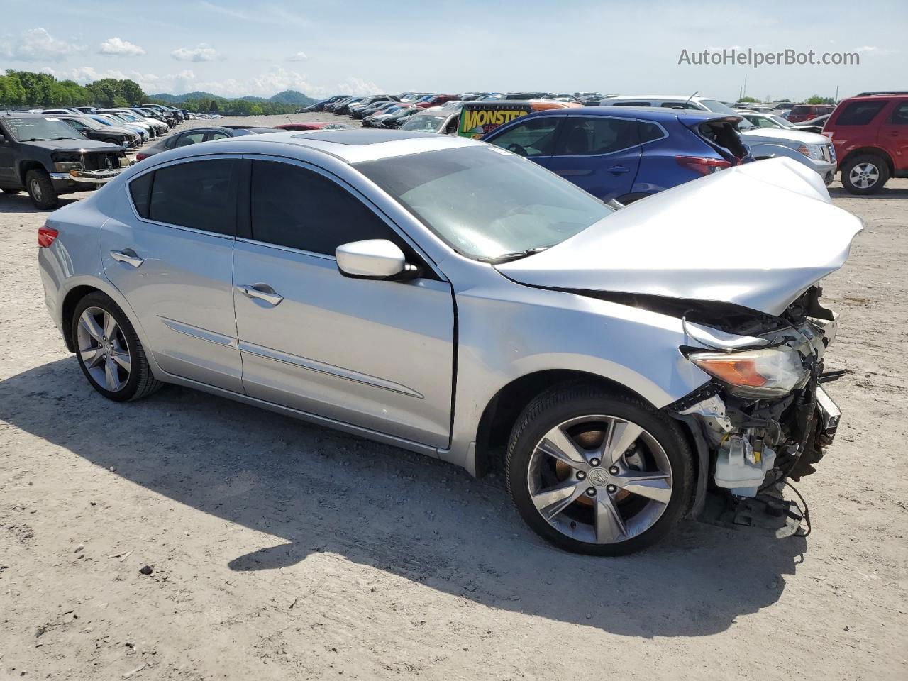 2013 Acura Ilx 20 Tech Серебряный vin: 19VDE1F71DE010328