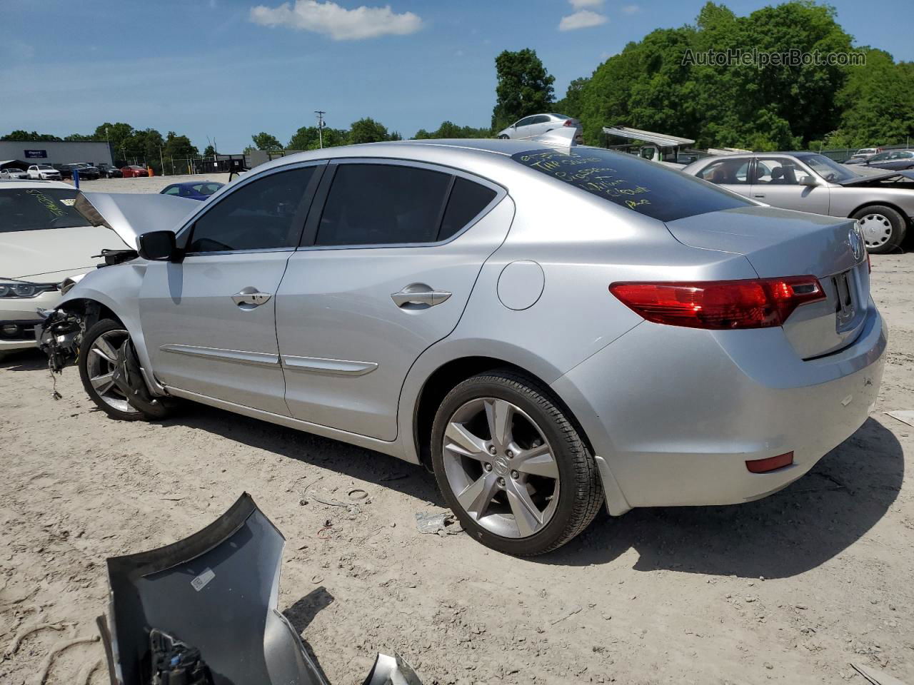 2013 Acura Ilx 20 Tech Серебряный vin: 19VDE1F71DE010328