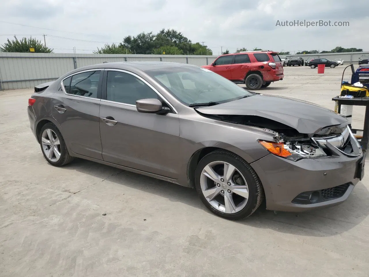 2013 Acura Ilx 20 Tech Brown vin: 19VDE1F71DE018459