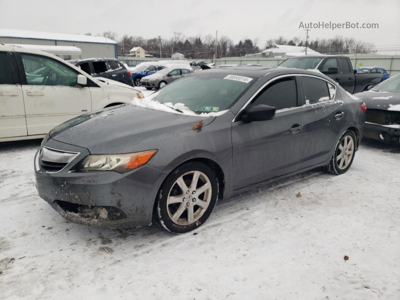 2013 Acura Ilx 20 Tech Серый vin: 19VDE1F72DE003677