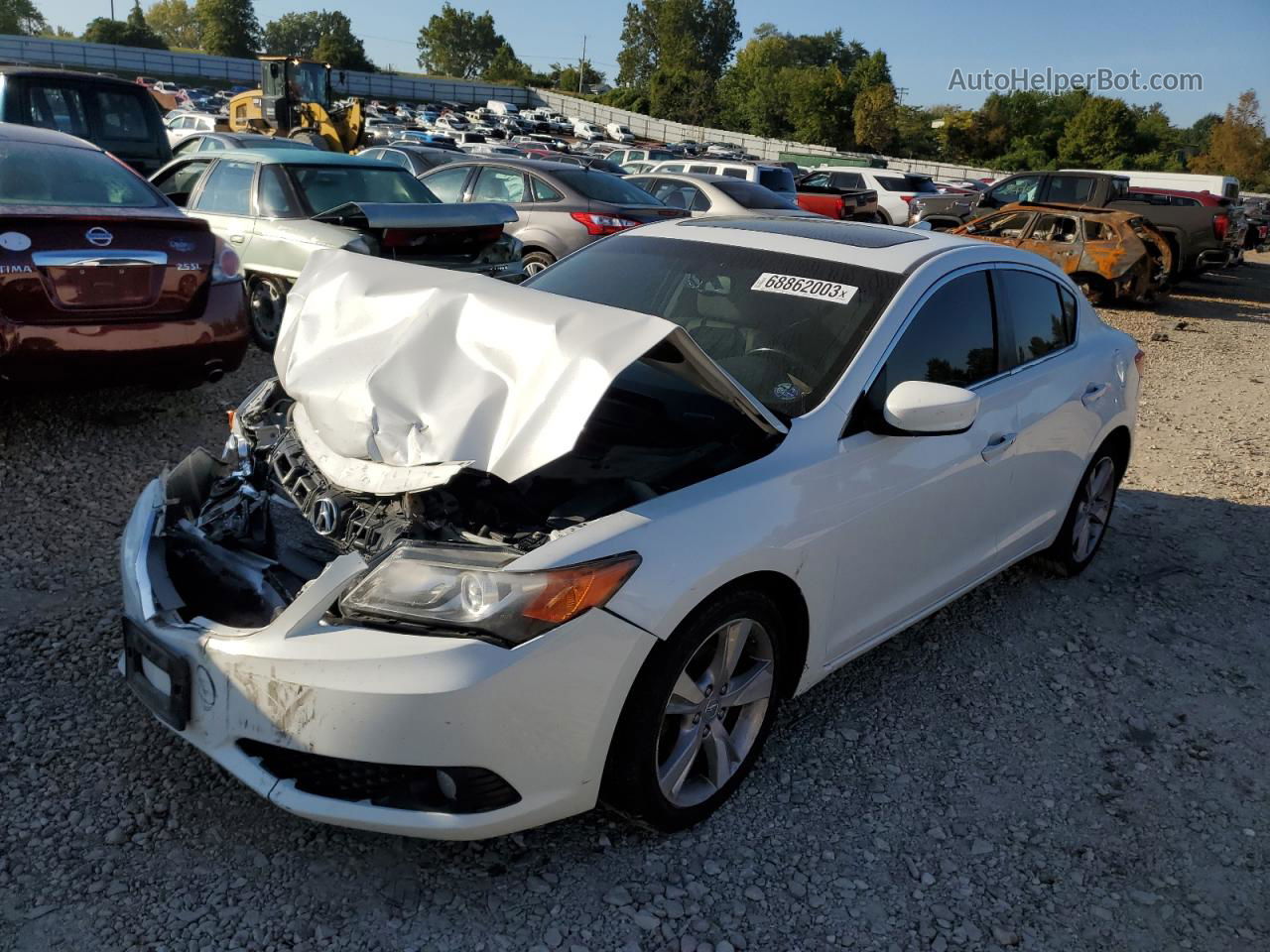 2013 Acura Ilx 20 Tech White vin: 19VDE1F72DE005834