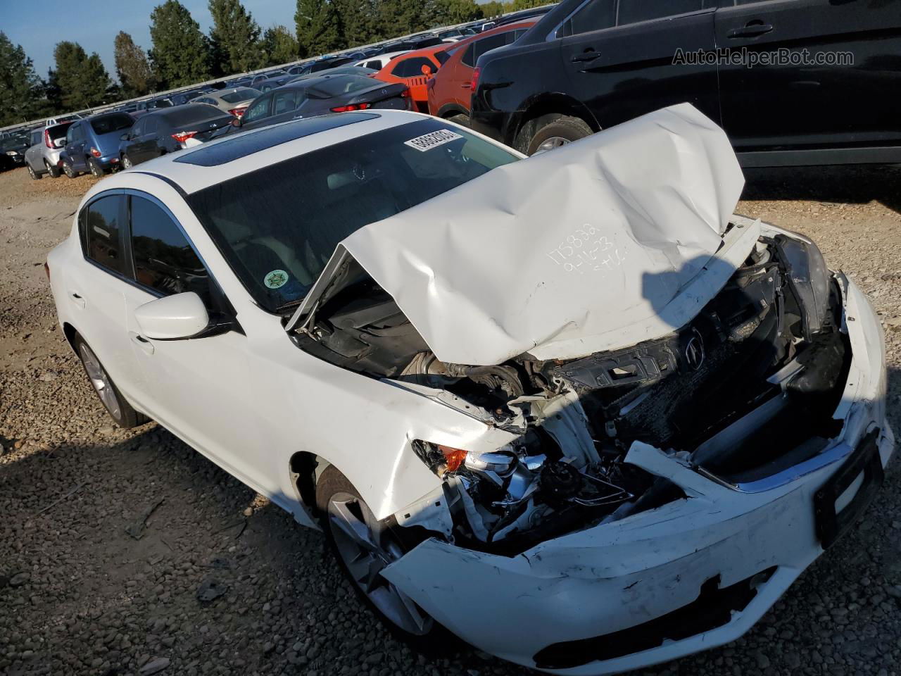 2013 Acura Ilx 20 Tech White vin: 19VDE1F72DE005834