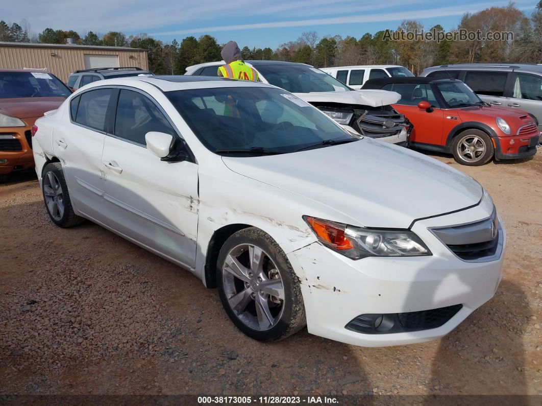 2013 Acura Ilx 2.0l White vin: 19VDE1F72DE010631