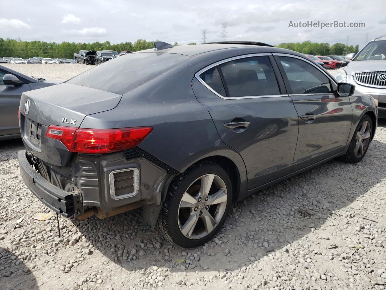 2013 Acura Ilx 20 Tech Серый vin: 19VDE1F72DE013416