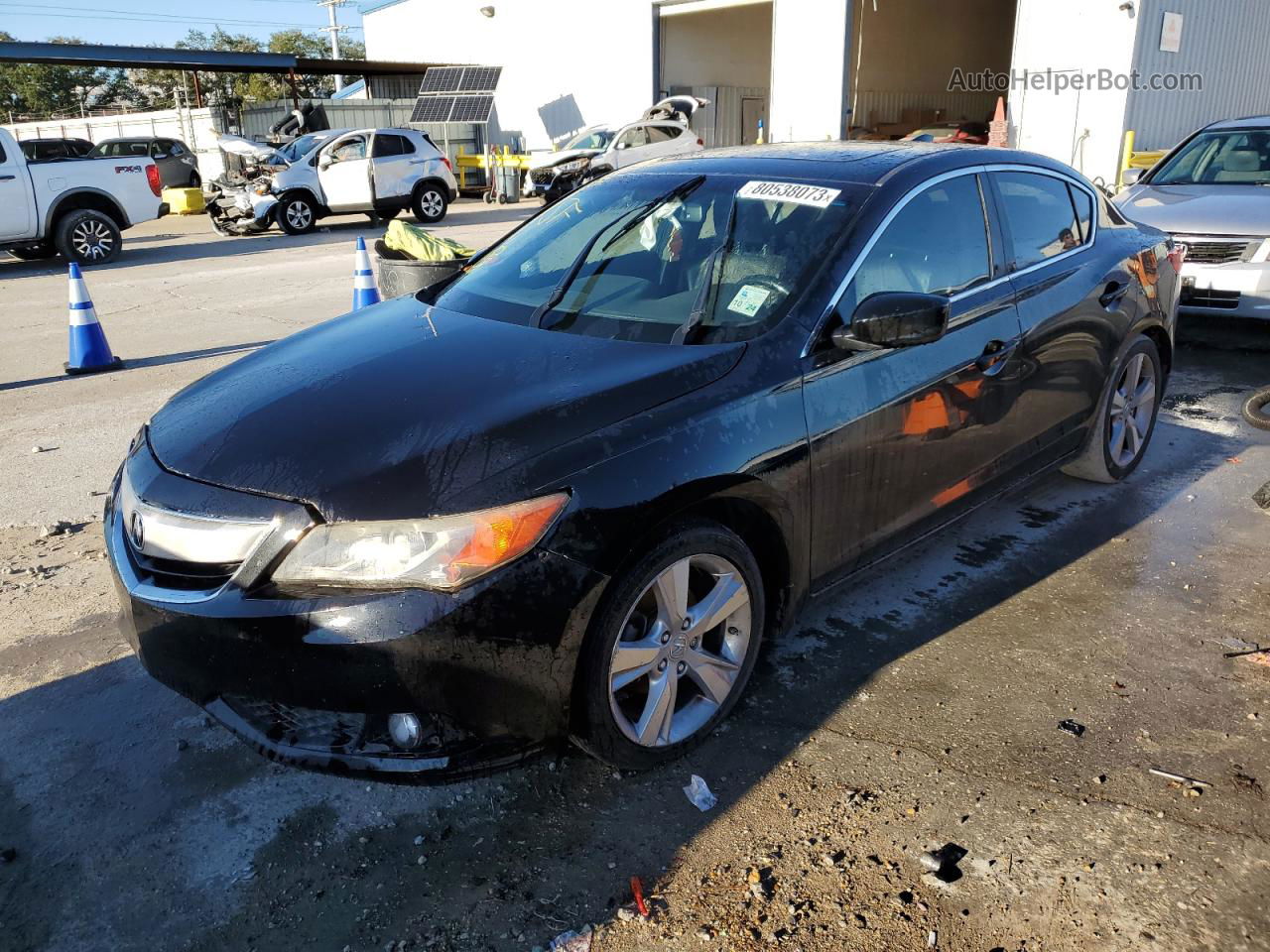 2013 Acura Ilx 20 Tech Черный vin: 19VDE1F73DE001324