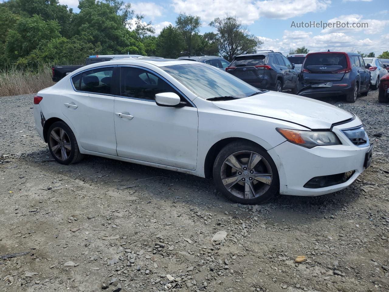 2013 Acura Ilx 20 Tech White vin: 19VDE1F73DE006894