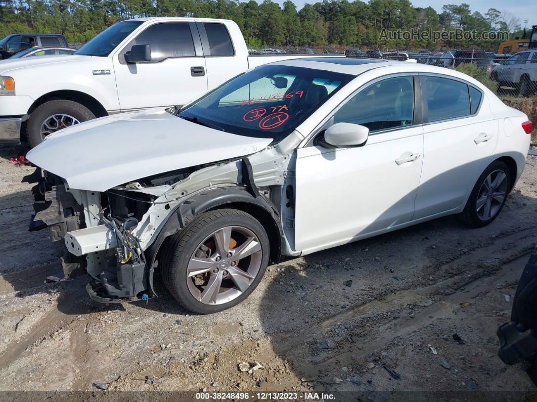 2013 Acura Ilx 2.0l White vin: 19VDE1F73DE011481