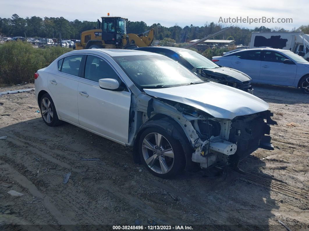 2013 Acura Ilx 2.0l White vin: 19VDE1F73DE011481