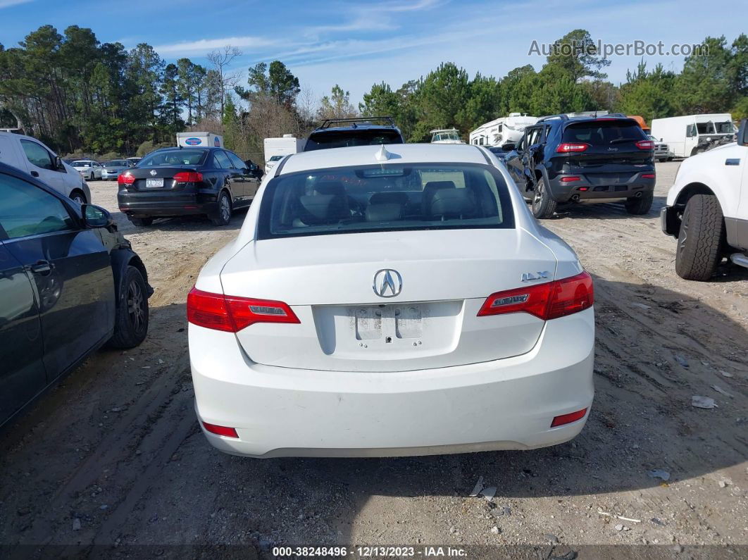 2013 Acura Ilx 2.0l White vin: 19VDE1F73DE011481