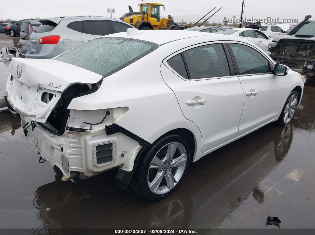 2013 Acura Ilx 2.0l White vin: 19VDE1F74DE005818