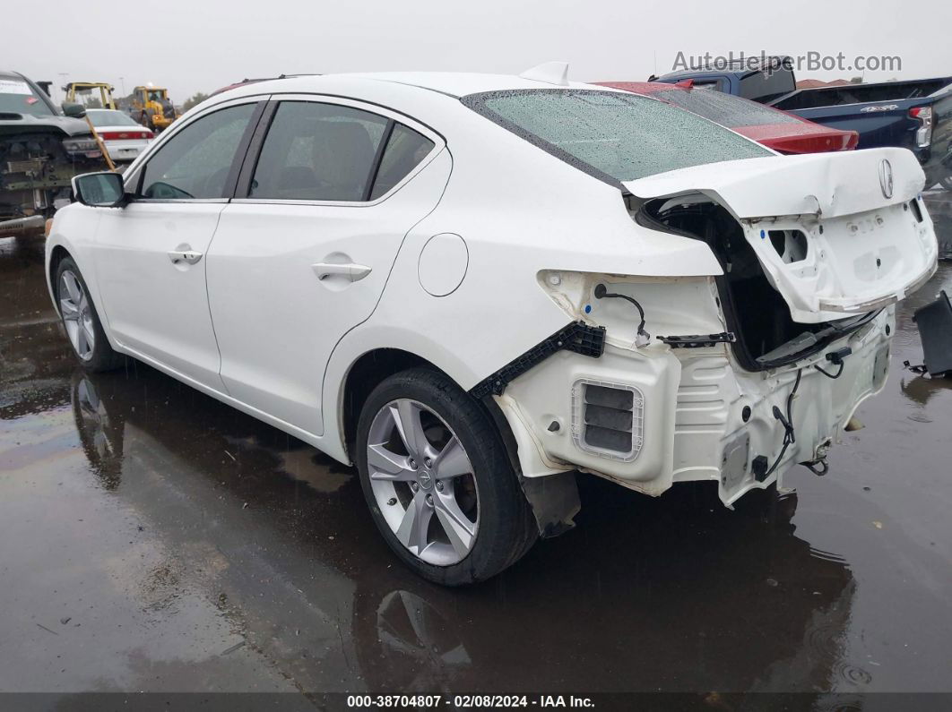 2013 Acura Ilx 2.0l White vin: 19VDE1F74DE005818