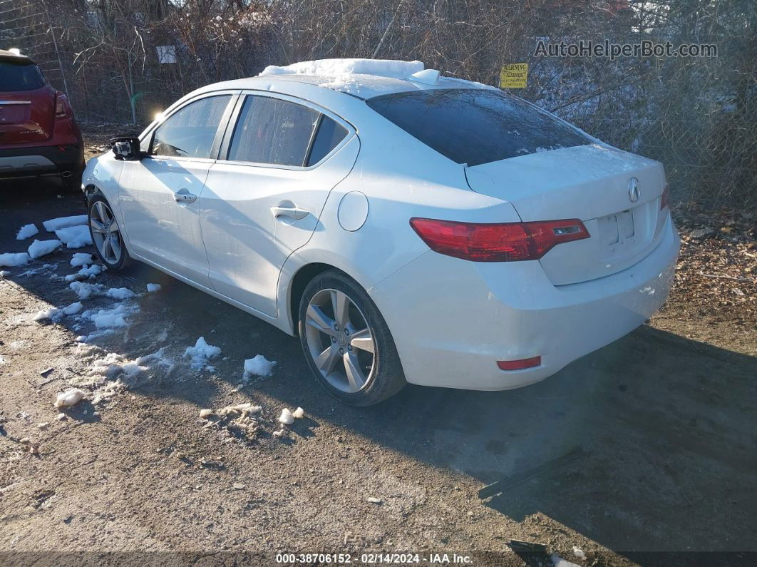 2013 Acura Ilx 2.0l White vin: 19VDE1F74DE017550