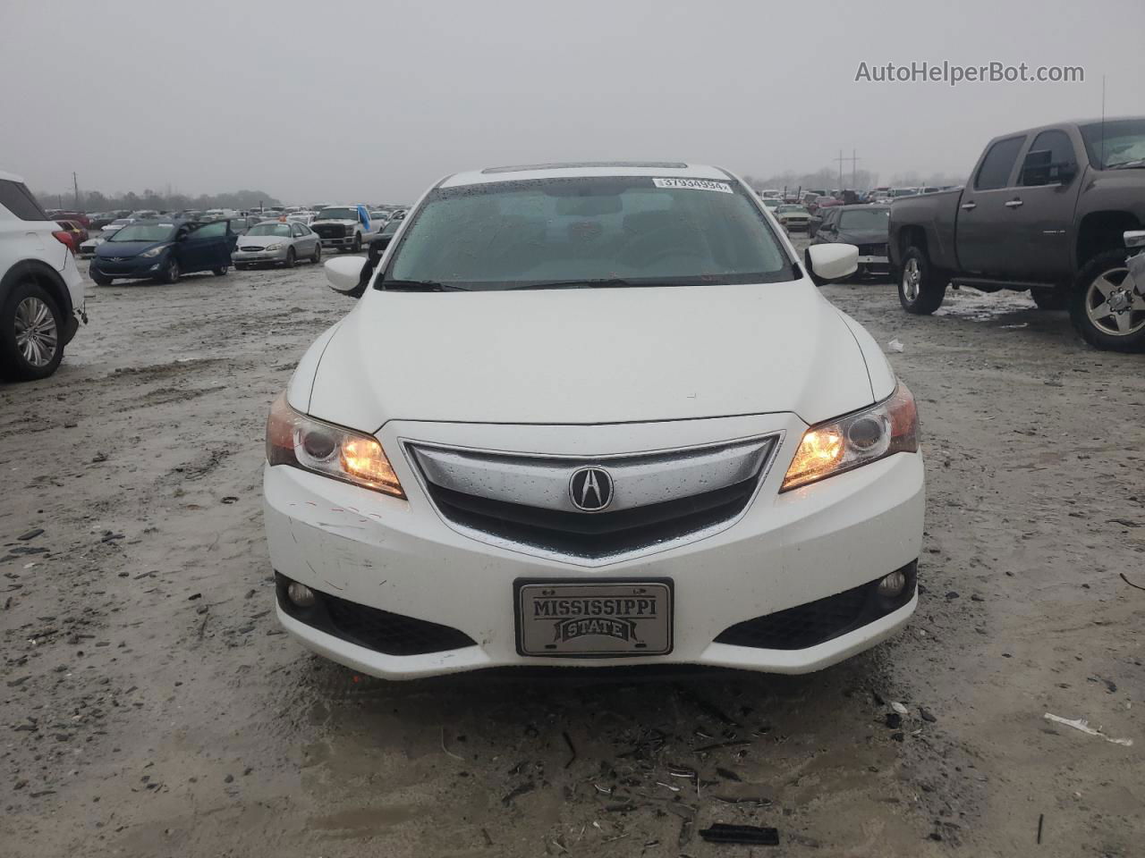 2013 Acura Ilx 20 Tech White vin: 19VDE1F74DE018410