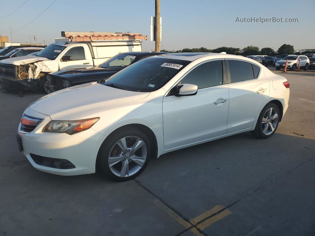 2013 Acura Ilx 20 Tech White vin: 19VDE1F74DE018889