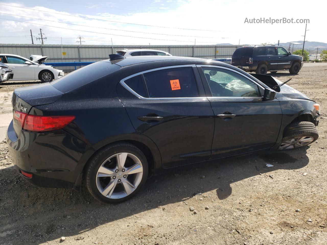 2013 Acura Ilx 20 Tech Черный vin: 19VDE1F75DE002376