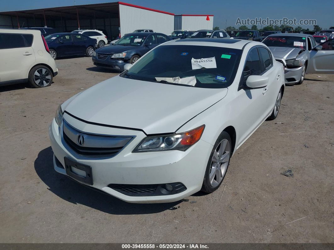 2013 Acura Ilx 2.0l White vin: 19VDE1F75DE006878