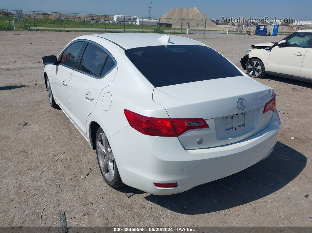 2013 Acura Ilx 2.0l White vin: 19VDE1F75DE006878