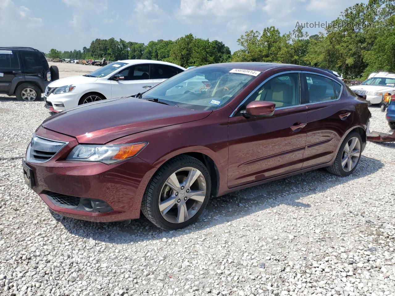 2013 Acura Ilx 20 Tech Бордовый vin: 19VDE1F75DE014916