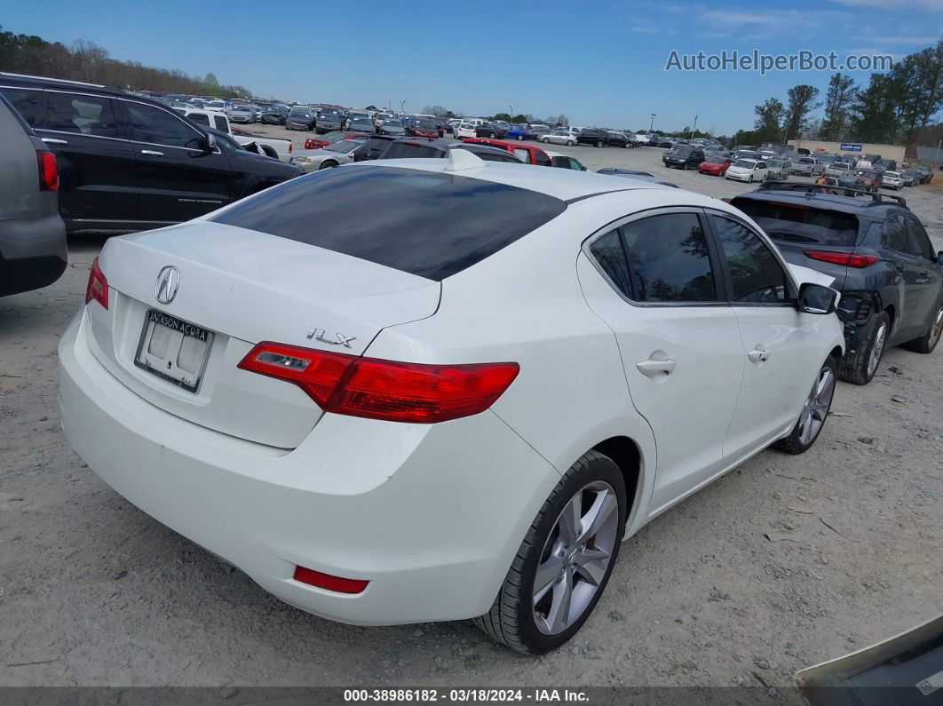 2013 Acura Ilx 2.0l White vin: 19VDE1F76DE010230