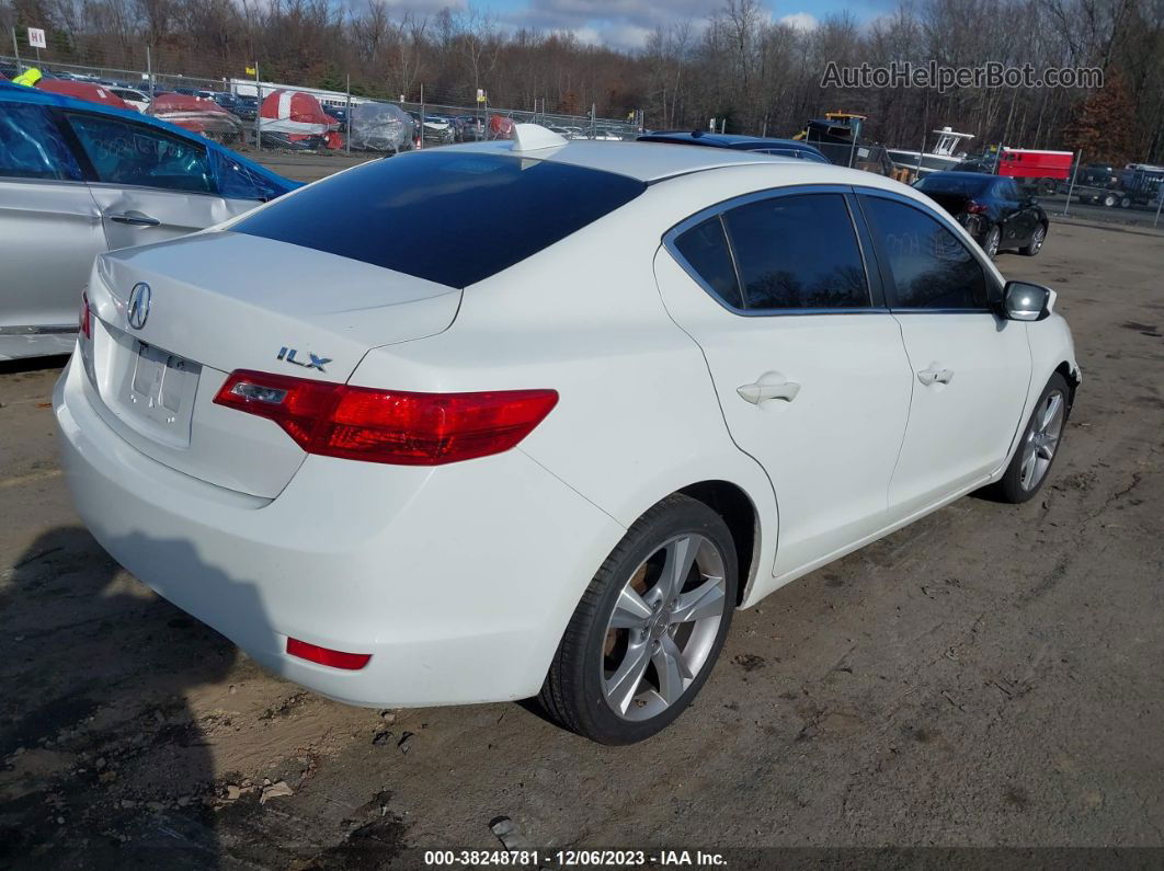 2013 Acura Ilx 2.0l White vin: 19VDE1F77DE013086