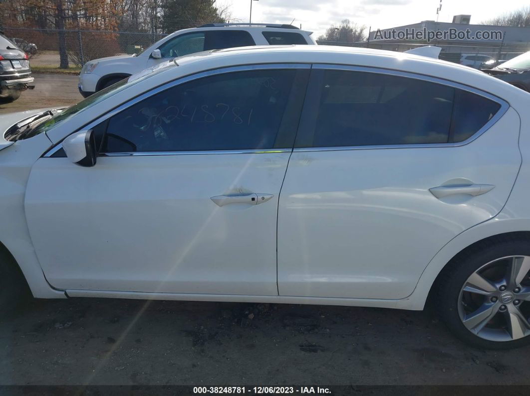 2013 Acura Ilx 2.0l White vin: 19VDE1F77DE013086