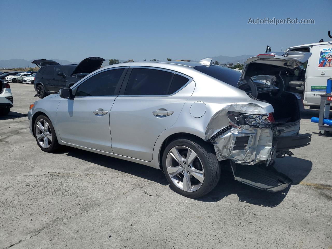 2013 Acura Ilx 20 Tech Silver vin: 19VDE1F78DE009001