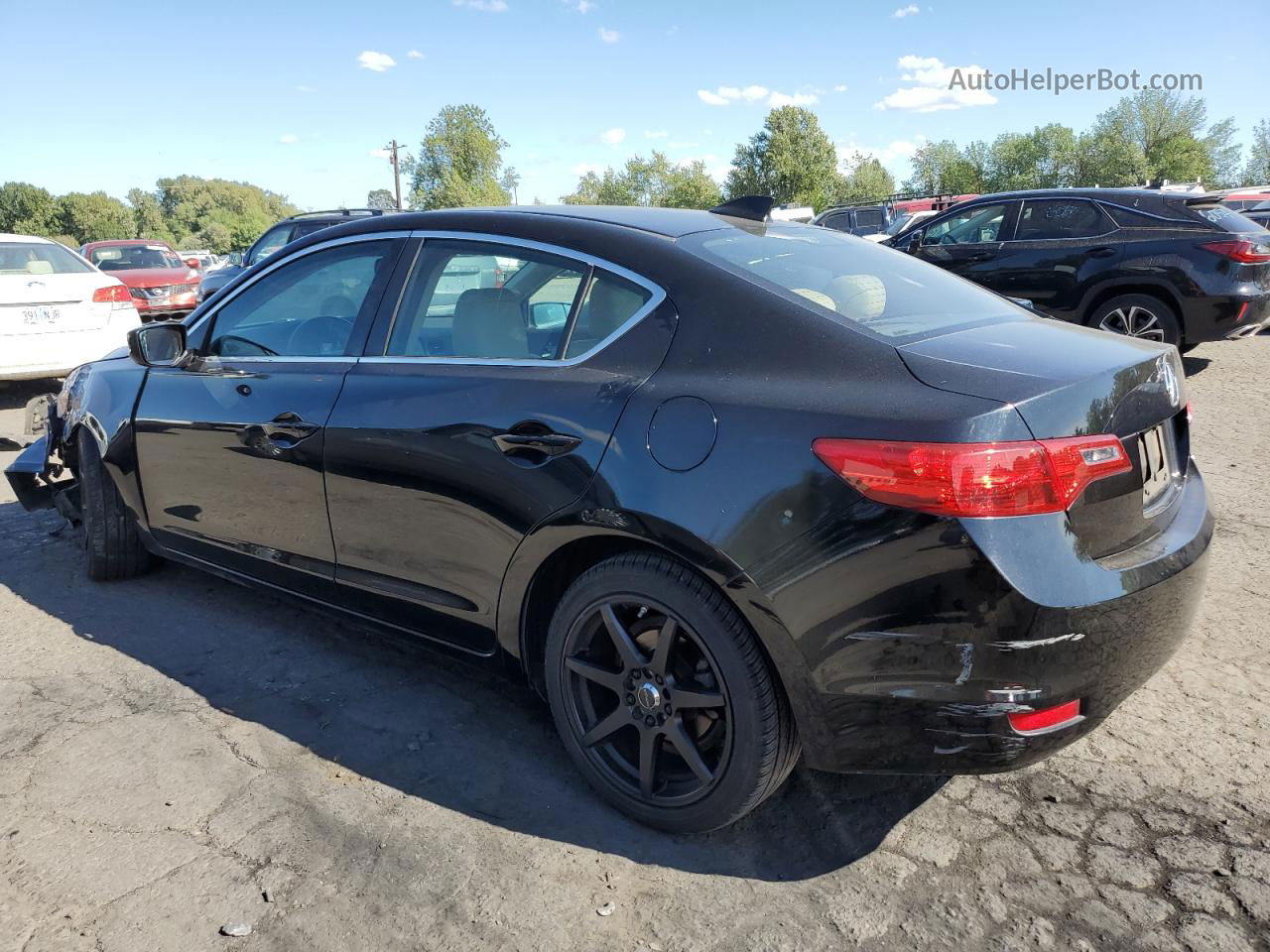 2013 Acura Ilx 20 Tech Черный vin: 19VDE1F79DE001036