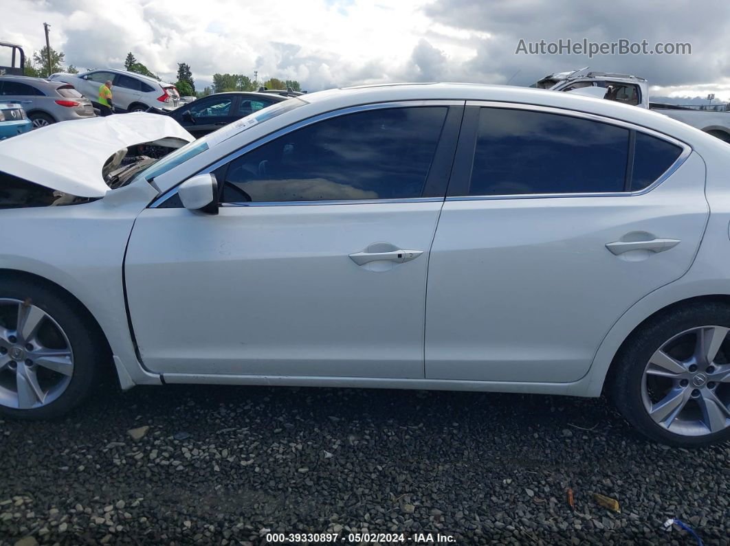 2013 Acura Ilx 2.0l White vin: 19VDE1F79DE008925