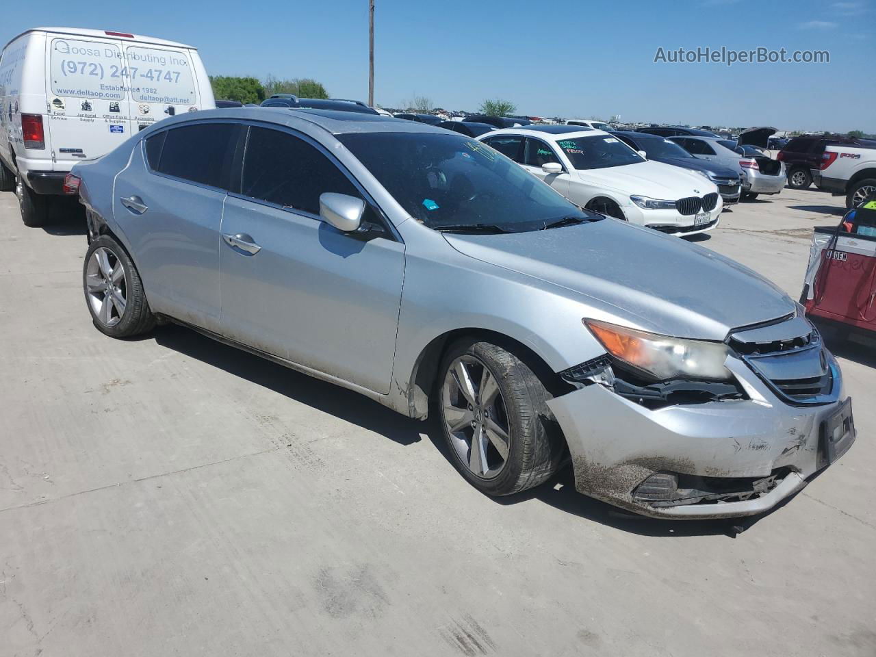 2013 Acura Ilx 20 Tech Silver vin: 19VDE1F79DE009007