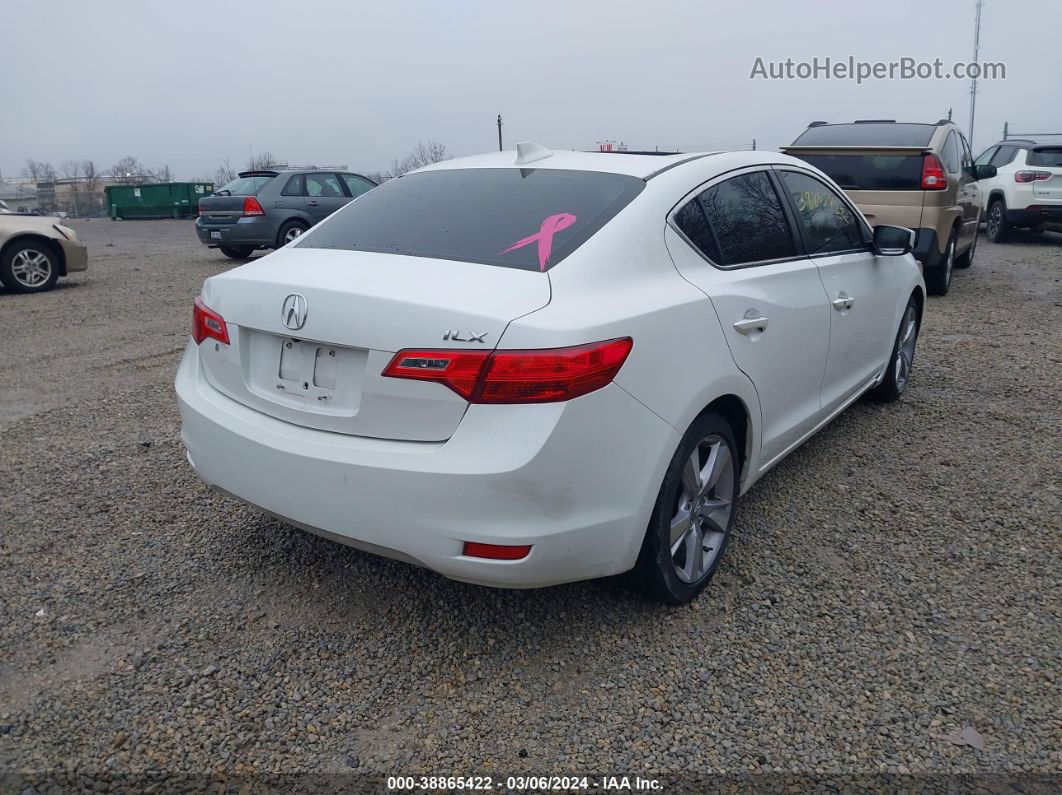 2013 Acura Ilx 2.0l White vin: 19VDE1F79DE016541