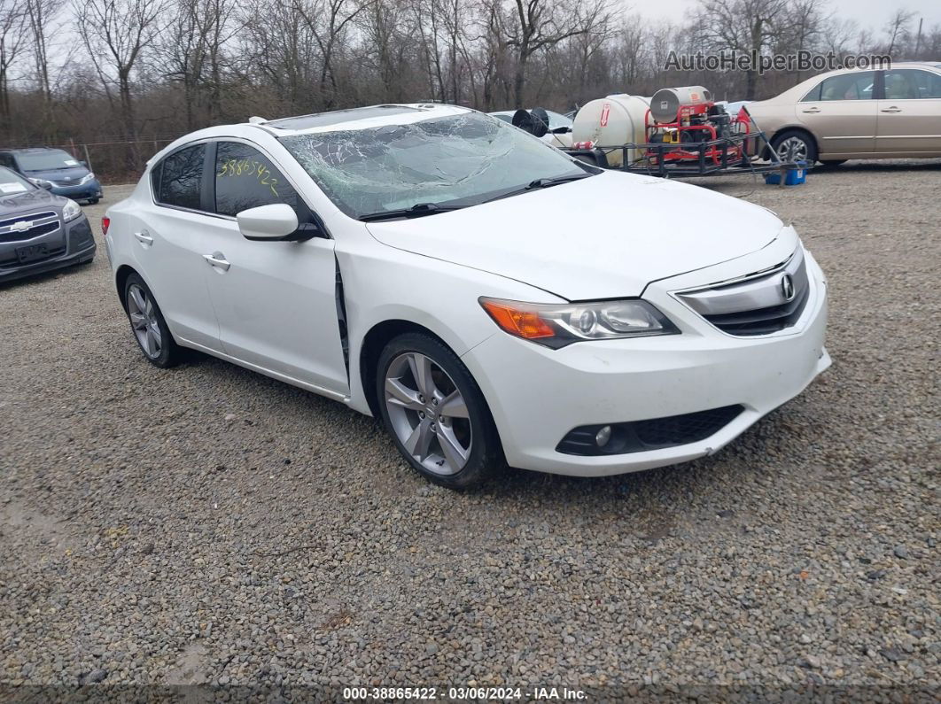 2013 Acura Ilx 2.0l White vin: 19VDE1F79DE016541