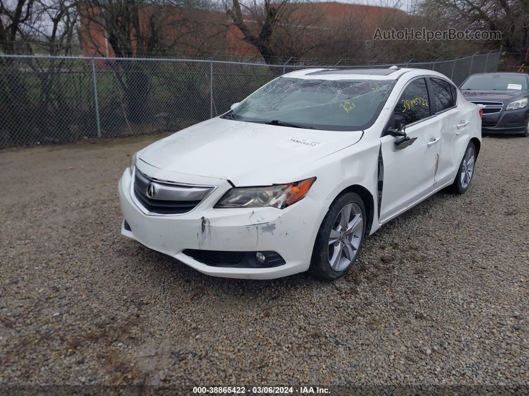 2013 Acura Ilx 2.0l White vin: 19VDE1F79DE016541