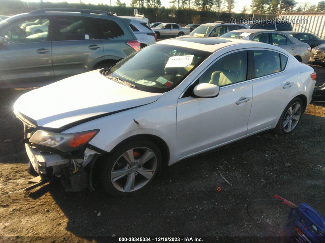 2013 Acura Ilx 2.0l White vin: 19VDE1F7XDE018900