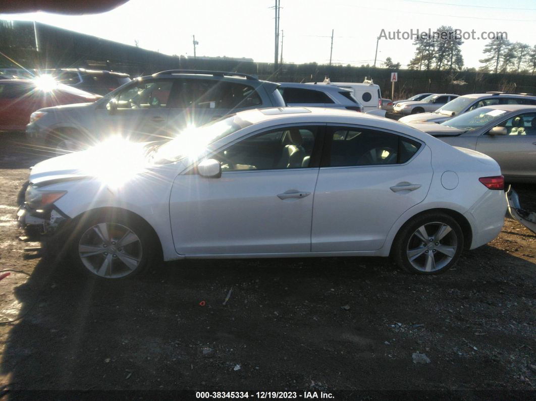 2013 Acura Ilx 2.0l White vin: 19VDE1F7XDE018900