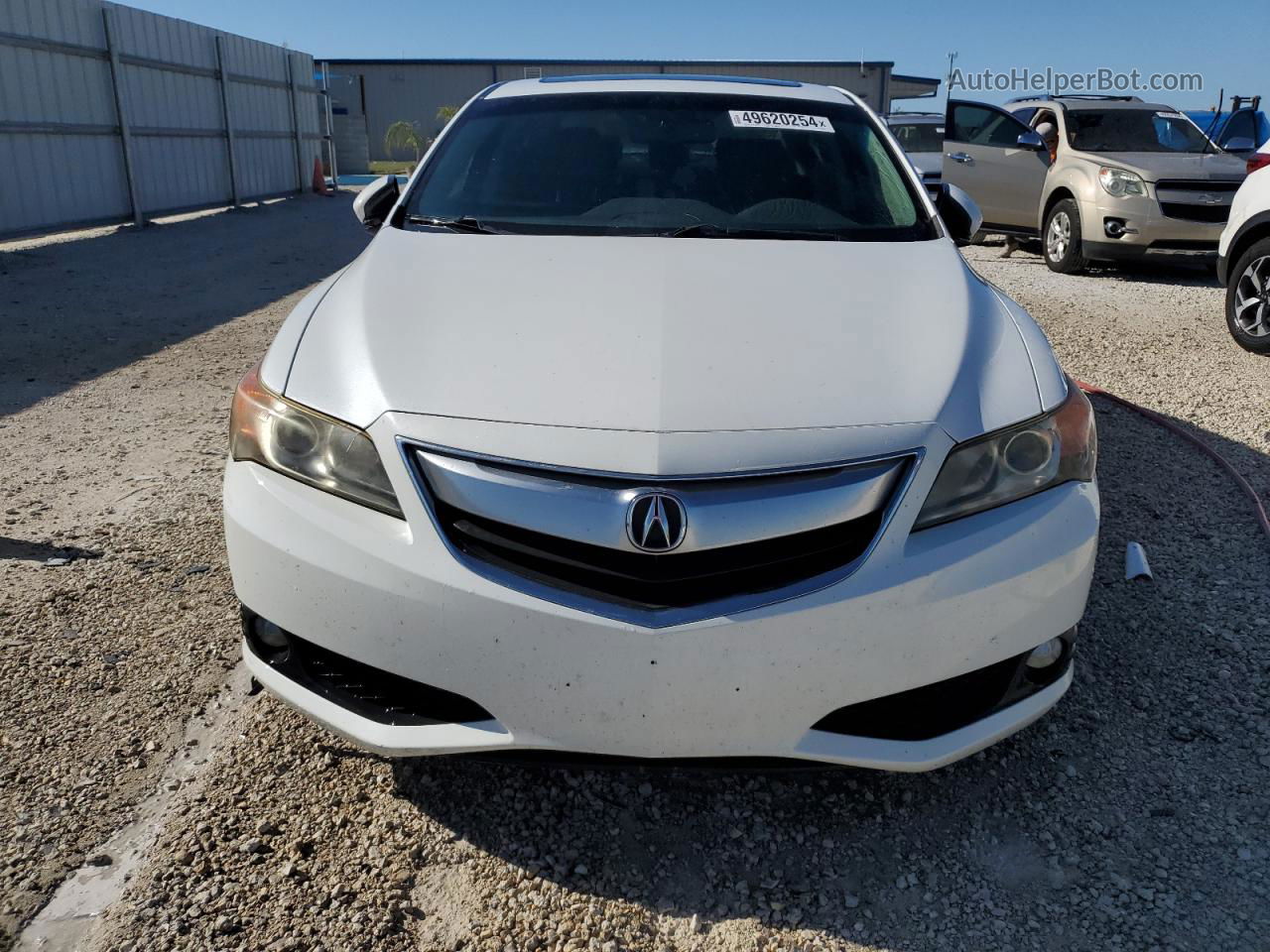 2013 Acura Ilx 24 Premium White vin: 19VDE2E55DE001041