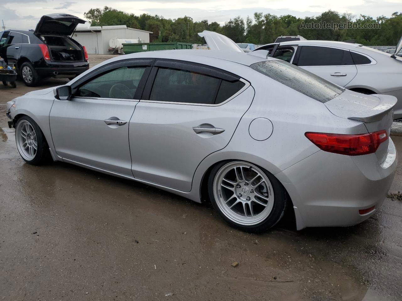 2013 Acura Ilx 24 Premium Silver vin: 19VDE2E56DE000643