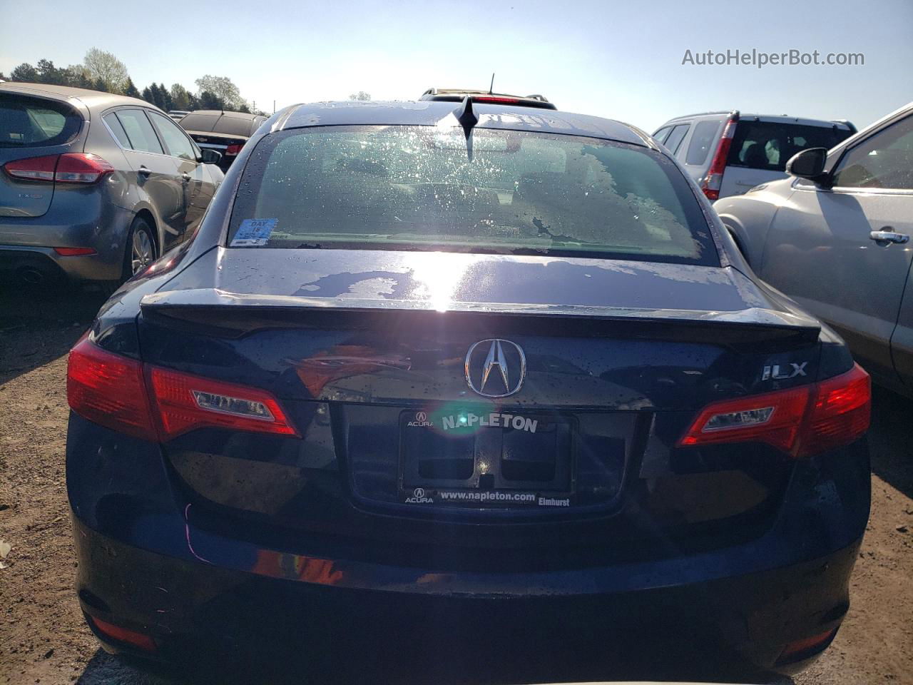 2013 Acura Ilx 24 Premium Синий vin: 19VDE2E56DE000836