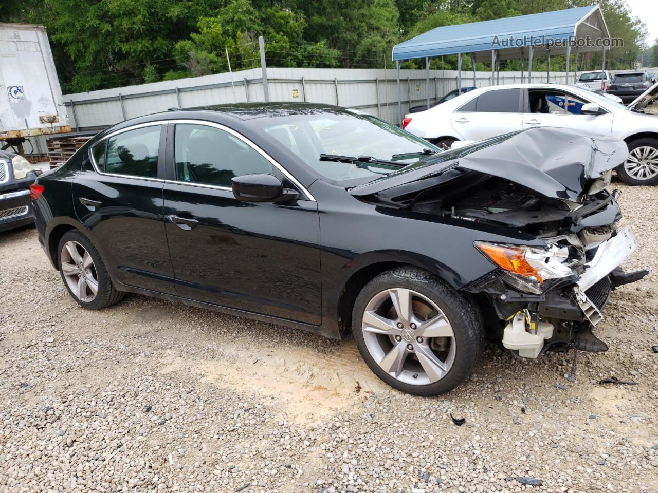 2013 Acura Ilx 24 Premium Black vin: 19VDE2E57DE001011