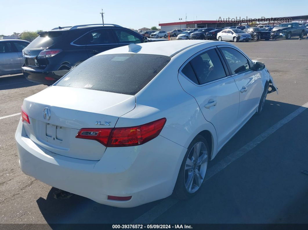 2013 Acura Ilx 2.4l White vin: 19VDE2E5XDE000855