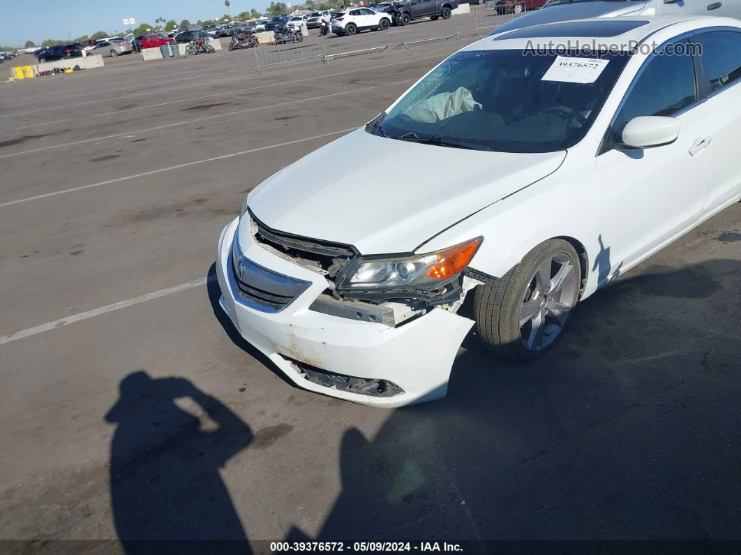 2013 Acura Ilx 2.4l White vin: 19VDE2E5XDE000855