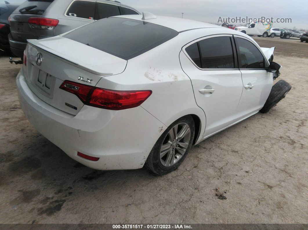 2013 Acura Ilx Hybrid White vin: 19VDE3F35DE301942