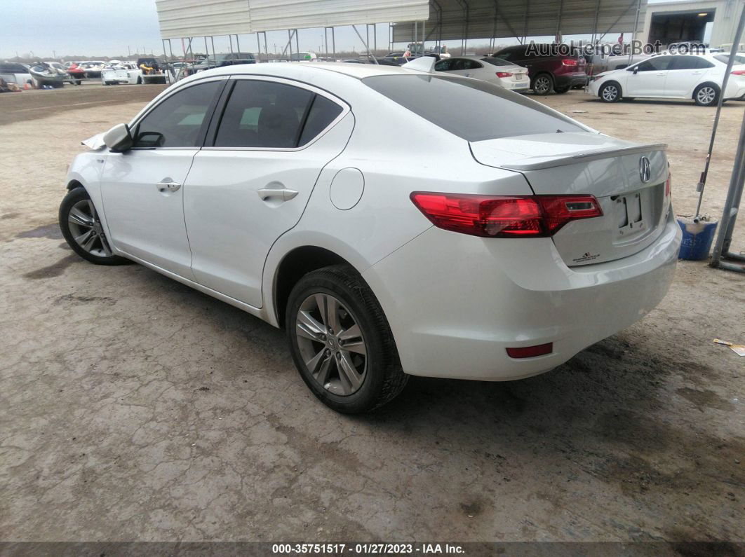 2013 Acura Ilx Hybrid White vin: 19VDE3F35DE301942