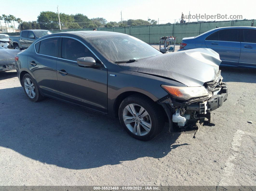 2013 Acura Ilx Hybrid 1.5l Gray vin: 19VDE3F3XDE301063