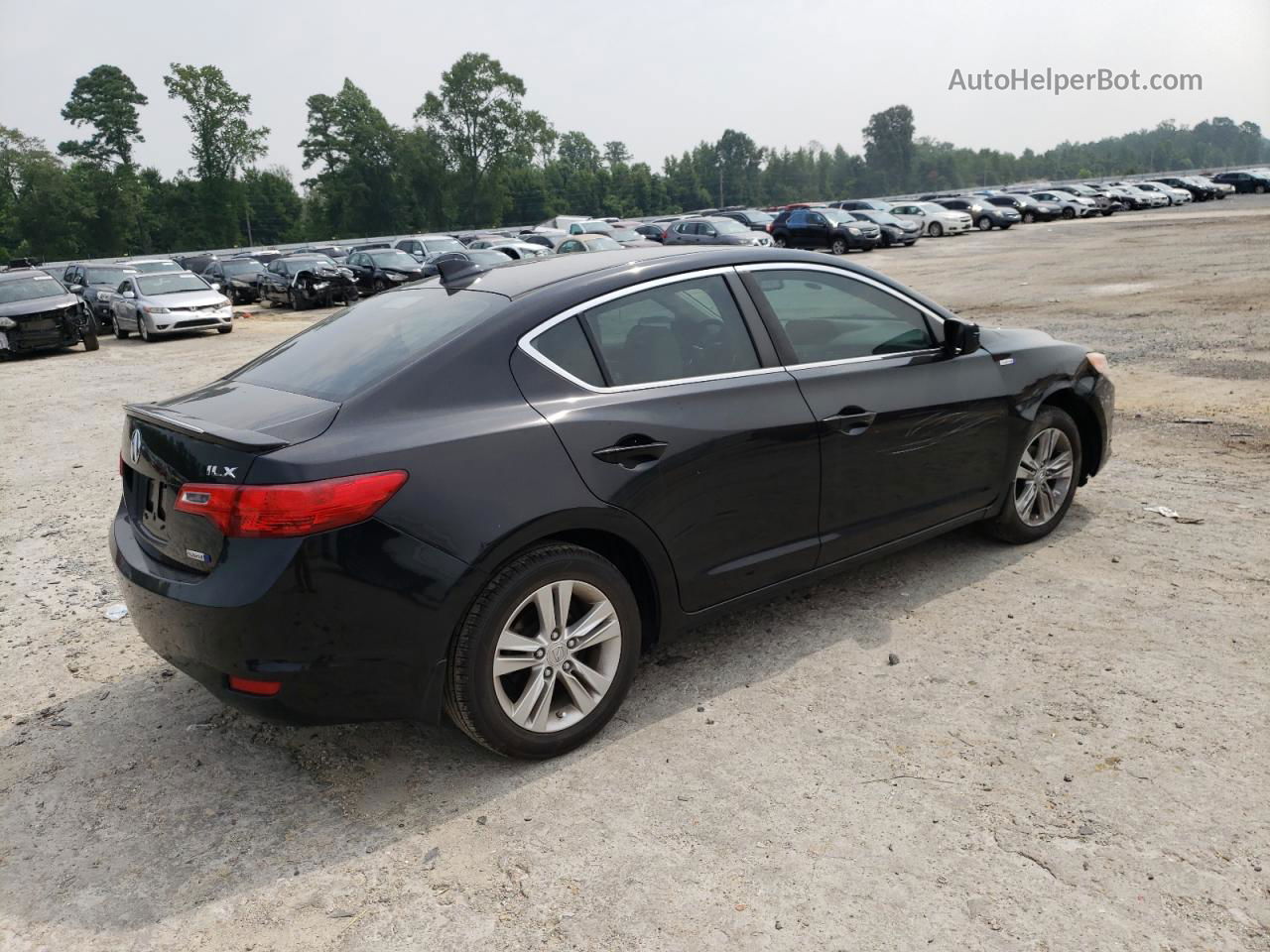 2013 Acura Ilx Hybrid Tech Черный vin: 19VDE3F70DE301754